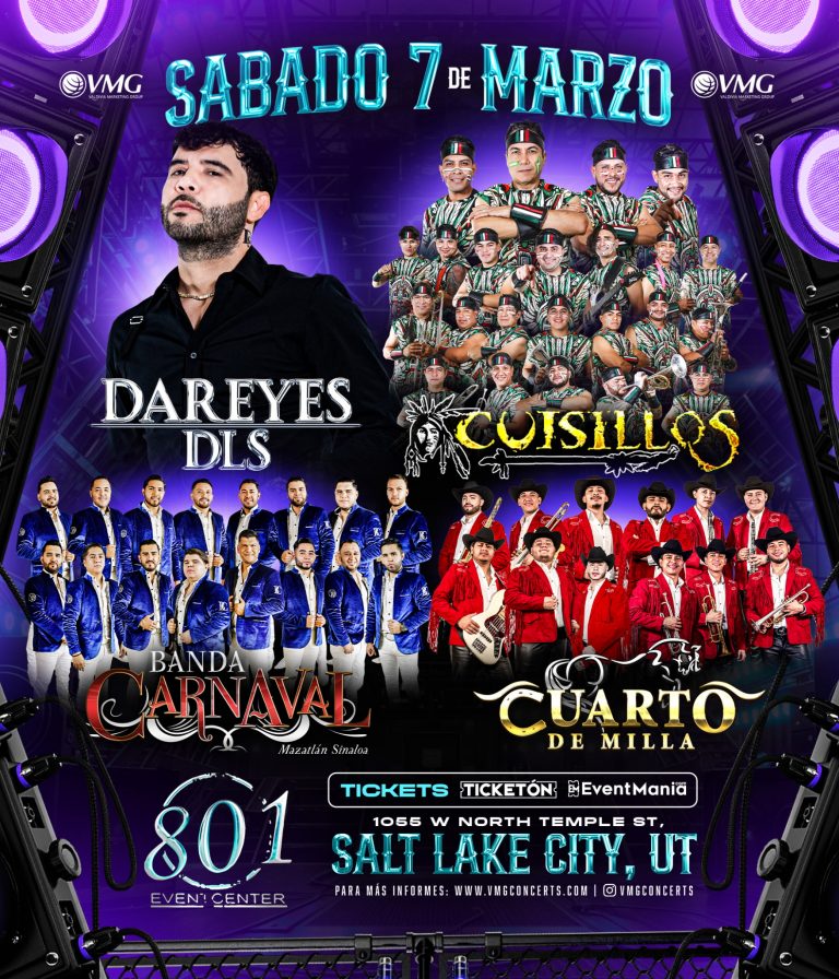 Cuarto de Milla, Banda Cuisillos, Banda Carnaval y Dareyes DLS