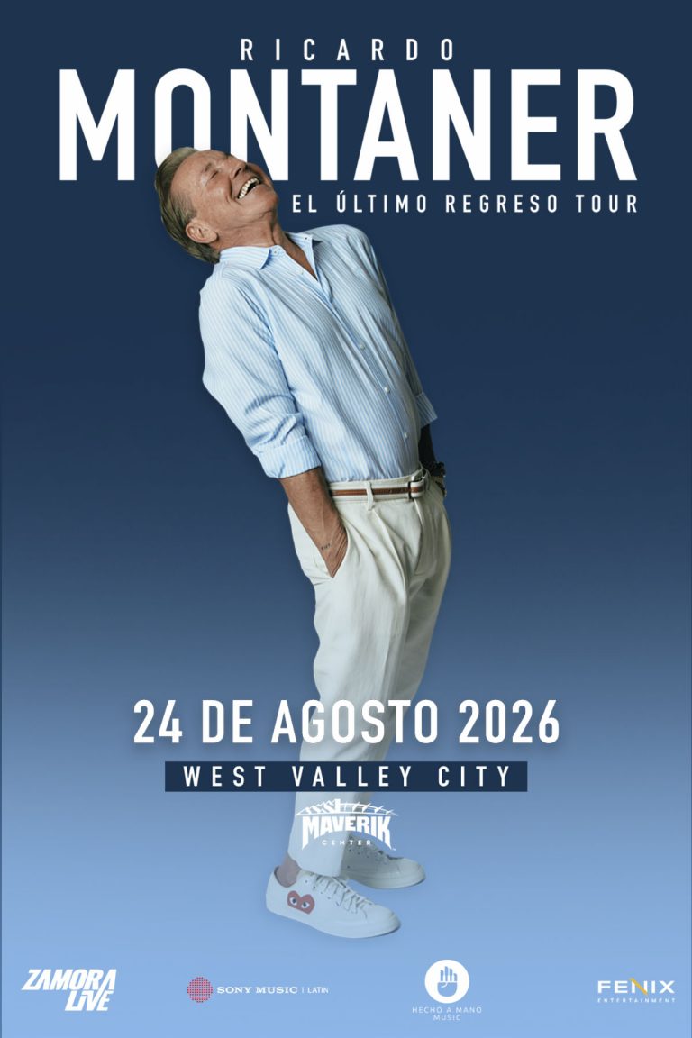 Ricardo Montaner, El Último Regreso Tour el 24 de agosto, 2026 en Maverick Center de West Valley City