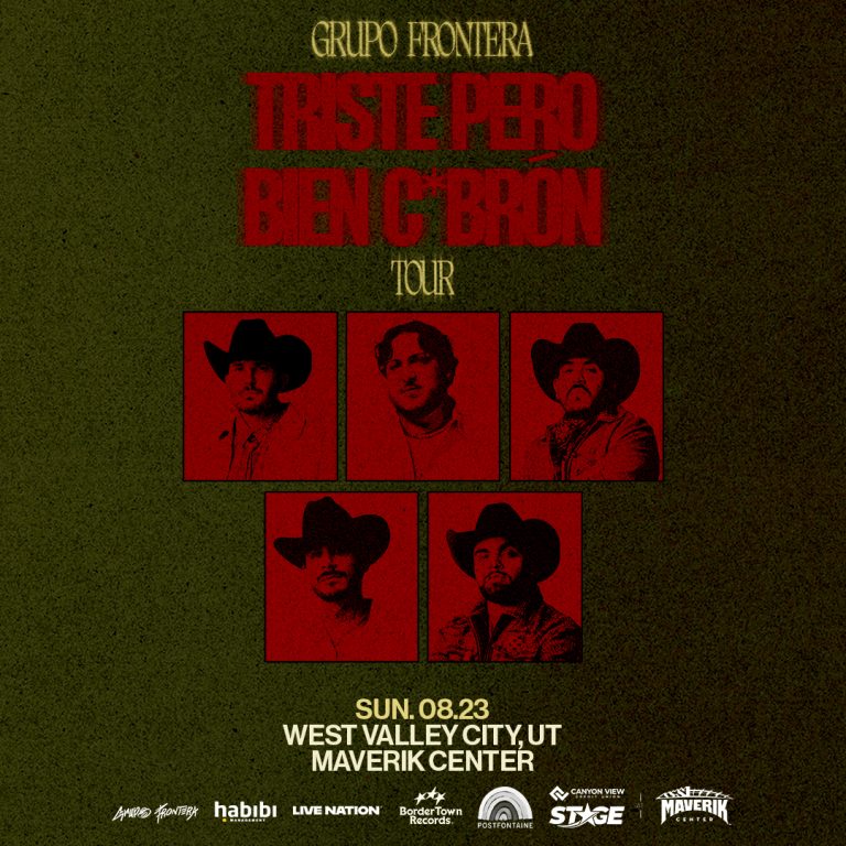 Grupo Frontera prepara maletas para su tour “Triste, pero bien c*abrón” en el Maverick Center de West Valley City